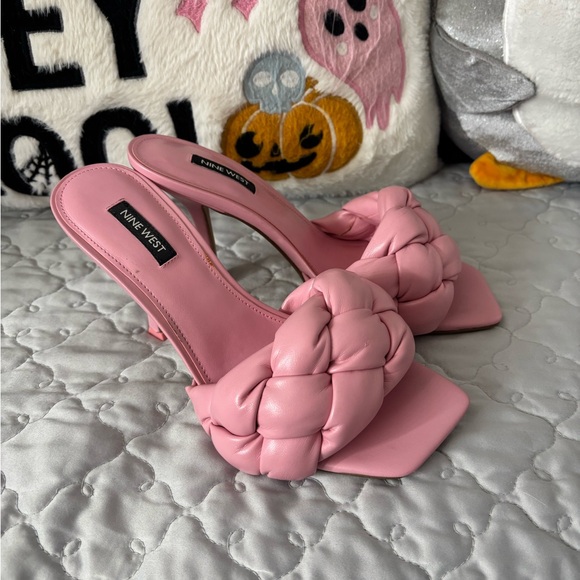 Nine West Pink Braided Heels - Picture 6 of 6